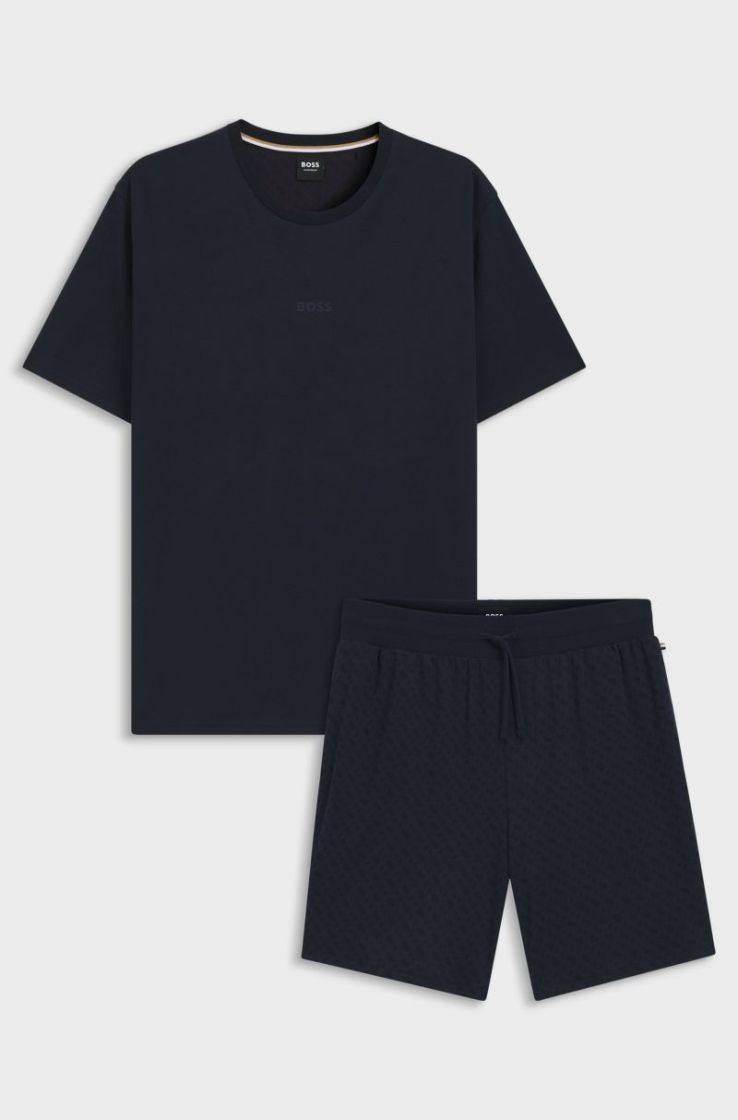 RELAX SHORT SET 406 DARK BLUE