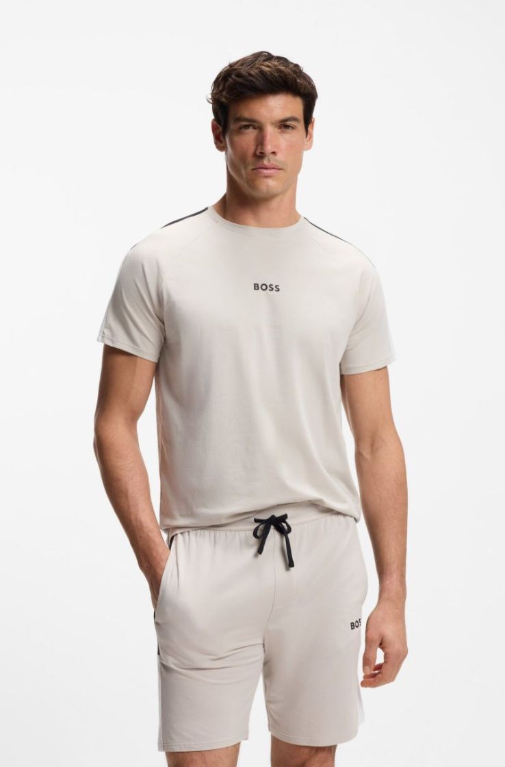 BALANCE T-SHIRT+SHORTS 075 OPEN GREY