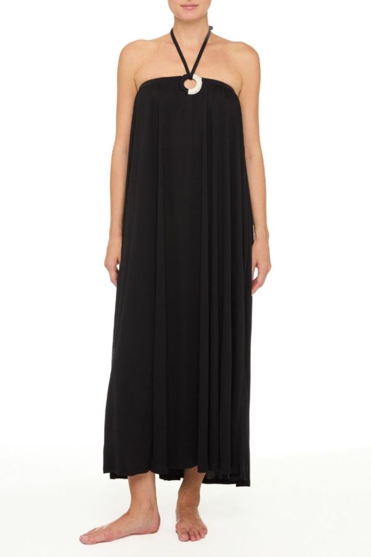 ROBE TOUR DE COU ZWART
