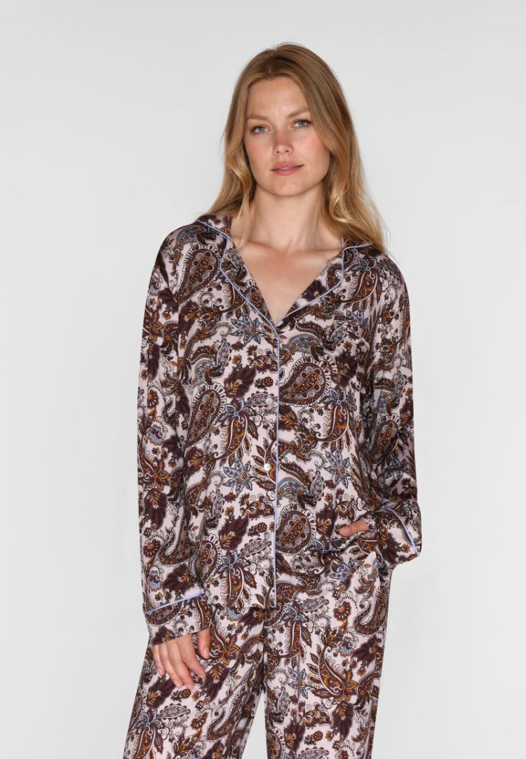JOSEPHINE SHIRT + JANET PANTS 3044 FUDGE AOP