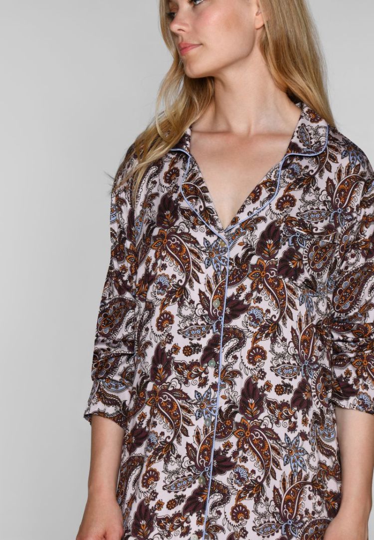JOSEPHINE DRESS 3044 FUDGE AOP
