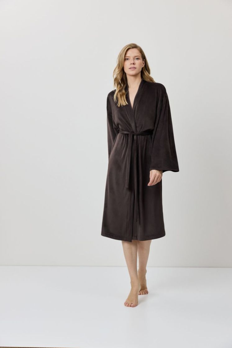 COMFY OMBREA BATHROBE BROWN