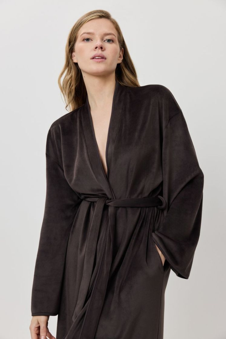 COMFY OMBREA BATHROBE BROWN