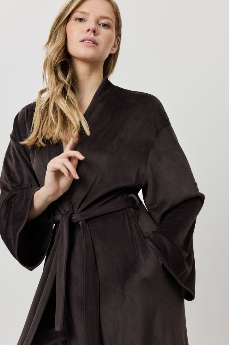 COMFY OMBREA BATHROBE BROWN