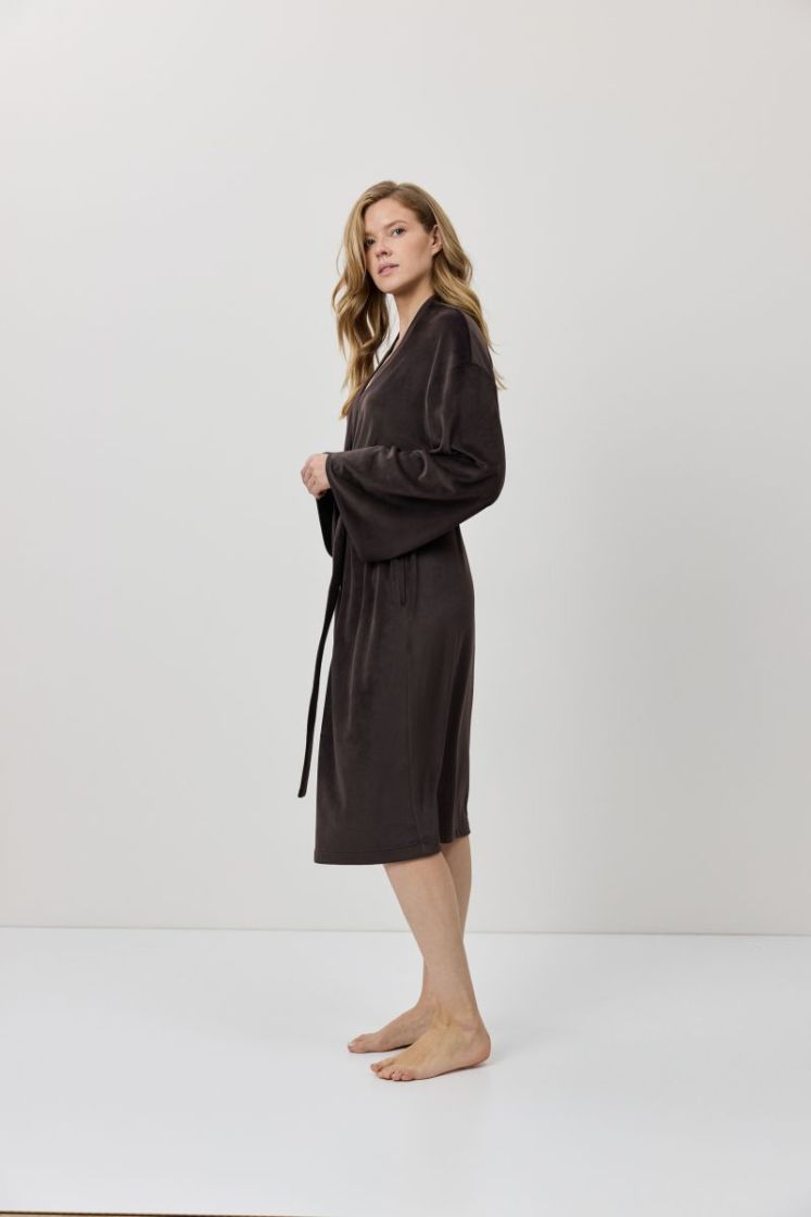 COMFY OMBREA BATHROBE BROWN