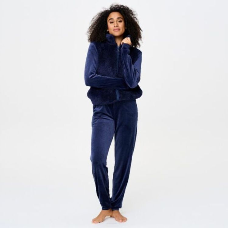 VELVET FLEECE HUISPAK 389 BLACK IRIS