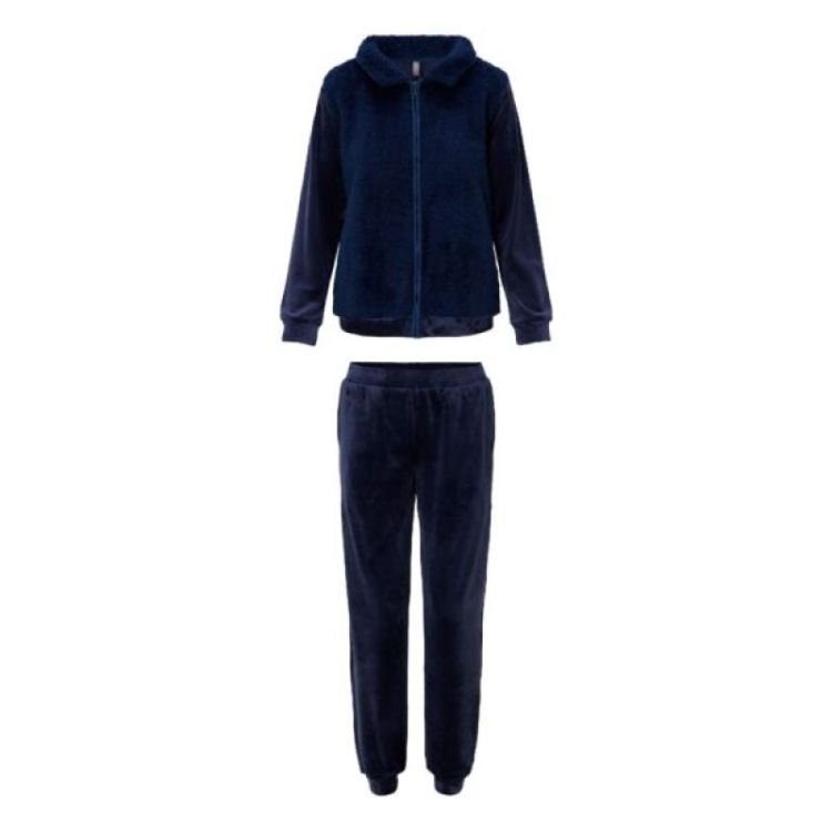 VELVET FLEECE HUISPAK 389 BLACK IRIS
