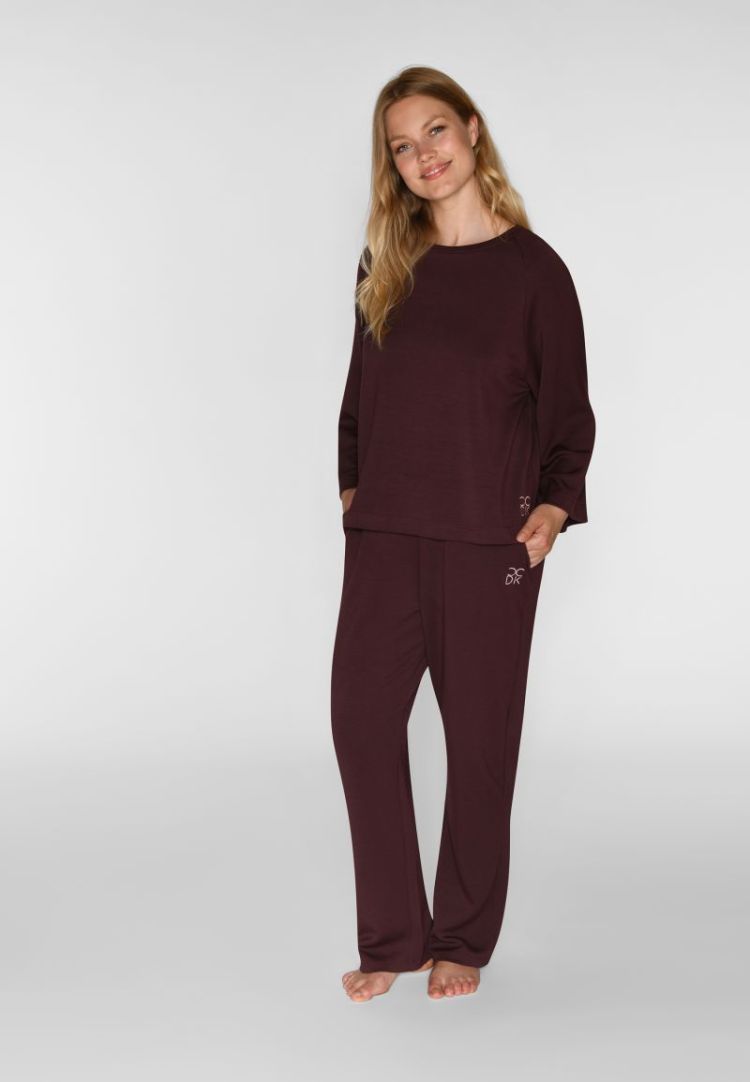SIMONE SWEAT+SOFIA PANTS 3042 FUDGE